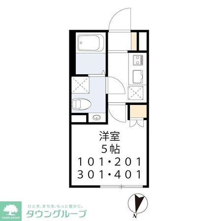 isD下高井戸の物件間取画像